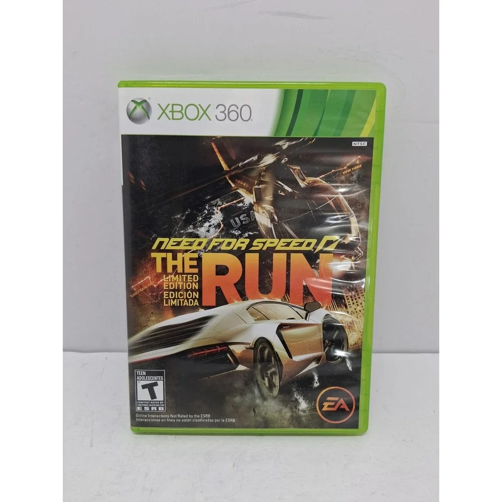 Need for Speed The Run Limited Edition Xbox 360 Racing Game EA NTSC